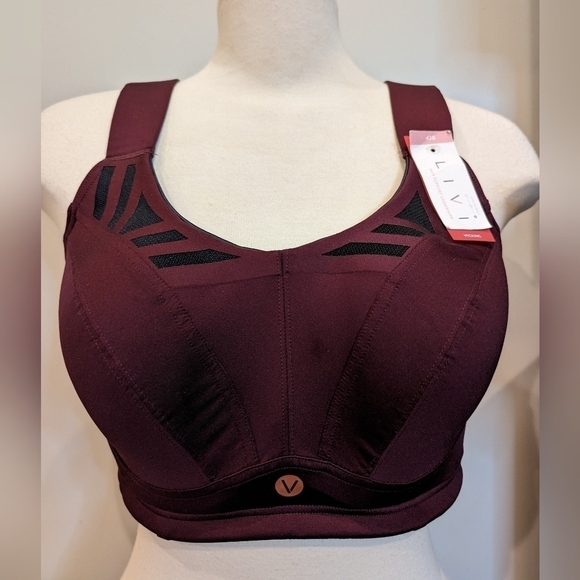 Lane Bryant Livi High-Impact Wicking Max Support Sports Bra 42B - Picture 2 of 16